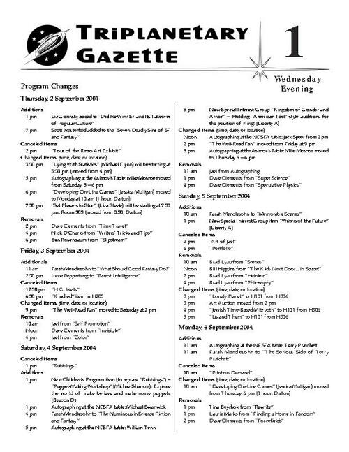 Triplanetary Gazette